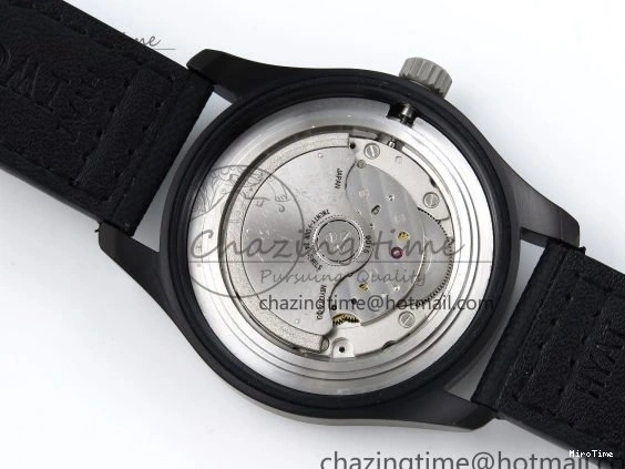 MIROTIME 0521 Pilot Black Ace BLSF 1:1 Best Edition White Lume Dial on Black Nylon Strap MIYOTA OnTrend 7021